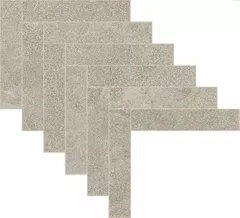 Керамогранит Floor Gres Biotech Herringbone Lapis Greige 9mm 779363, цвет серый, поверхность матовая, квадрат, 449x698
