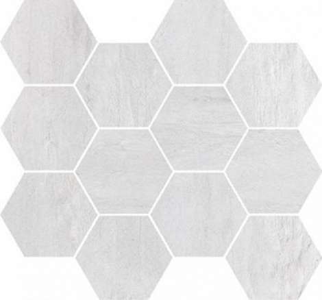 Мозаика Imola Creative Concrete Mk.Creacon W, цвет белый, поверхность матовая, прямоугольник, 250x300
