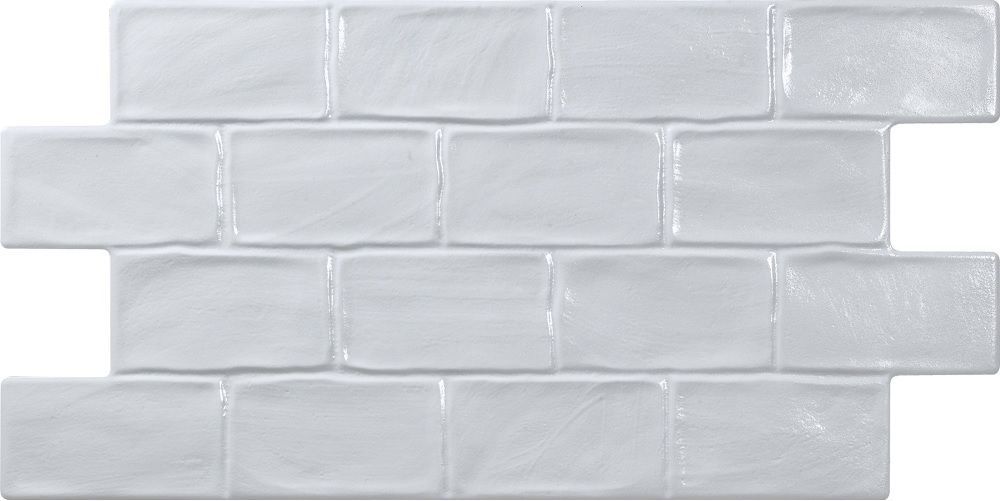 Керамогранит El Molino Space Blanco, цвет белый, поверхность полированная, кабанчик, 333x666