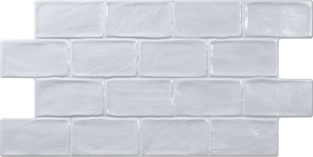 Керамогранит El Molino Space Blanco, цвет белый, поверхность полированная, кабанчик, 333x666