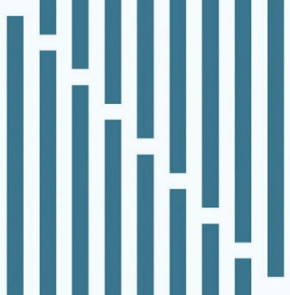 Керамогранит Heralgi Gio Lines Cold, цвет синий, поверхность матовая, квадрат, 200x200