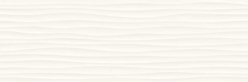 Керамическая плитка Marazzi Italy Eclettica White Struttura Wave 3D M1J4, цвет белый, поверхность 3d (объёмная), матовая, прямоугольник, 400x1200