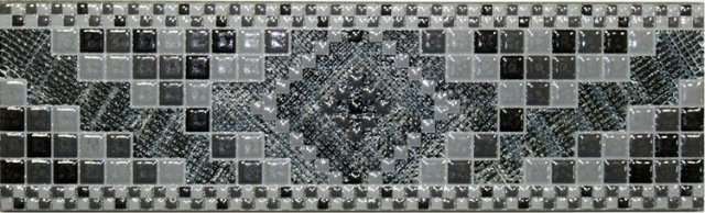 Бордюры STN Ceramica Listelo Andros Gris, цвет серый, поверхность глянцевая, прямоугольник, 75x250