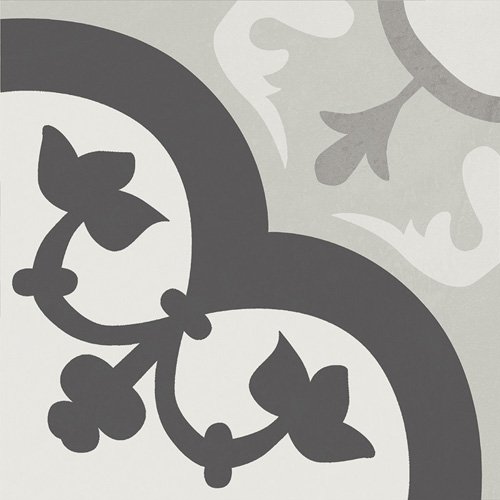 Декоративные элементы Realonda Hanoi Flower Grey RLN0012, цвет серый, поверхность матовая, квадрат, 330x330