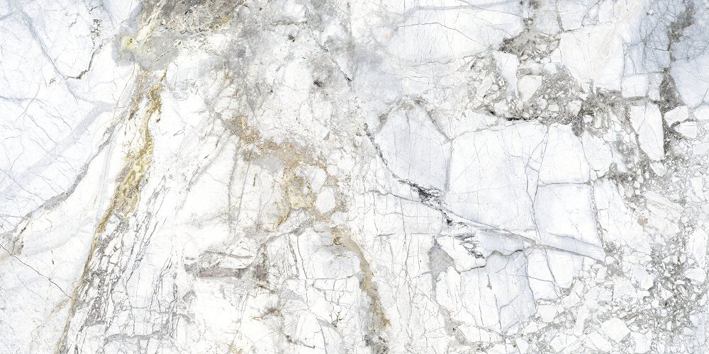 Керамогранит Museum Supreme White/75,5X151/EP 27329, цвет серый, поверхность полированная, прямоугольник, 755x1510