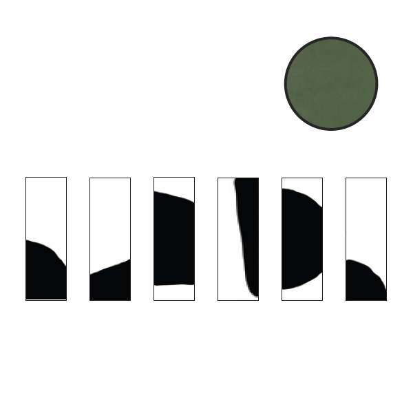 Керамическая плитка Ornamenta Mix’n Match Pattern Verde Chiaro MAM1545PVC, цвет зелёный, поверхность матовая, прямоугольник, 150x450