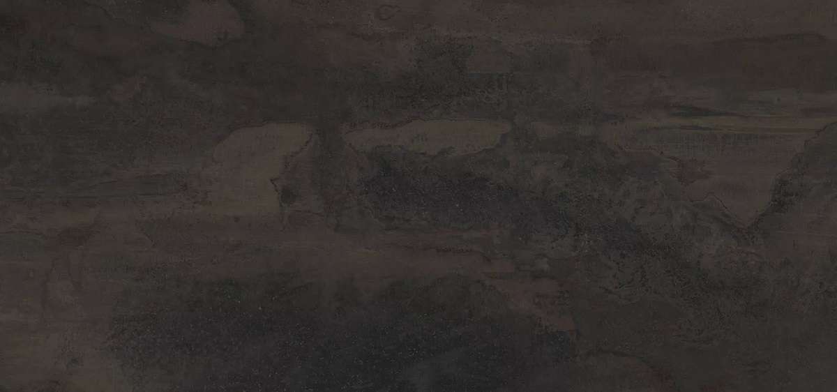 Широкоформатный керамогранит Neolith Steel Sofia Cuprum Silk, цвет коричневый чёрный, поверхность матовая, прямоугольник, 1500x3200