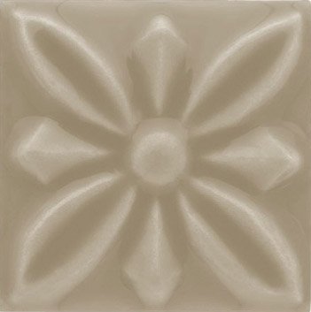 Вставки Adex ADST4055 Relieve Flor № 1 Sands, цвет коричневый, поверхность глянцевая, квадрат, 30x30