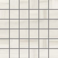 Мозаика Del Conca Boutique HBO1 Mosaico Zebrino Shine 4,8x4,8, цвет белый, поверхность полированная, квадрат, 300x300