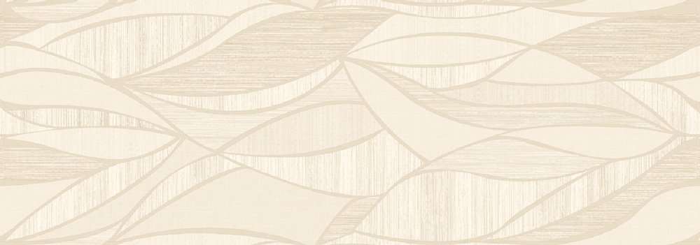 Декоративные элементы Fanal Decor Lino Crema Hojas, цвет бежевый, поверхность матовая, прямоугольник, 316x900