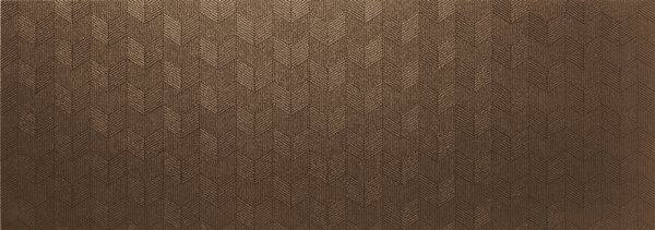 Керамическая плитка Fanal Pearl Chevron Copper, цвет коричневый, поверхность матовая, прямоугольник, 316x900