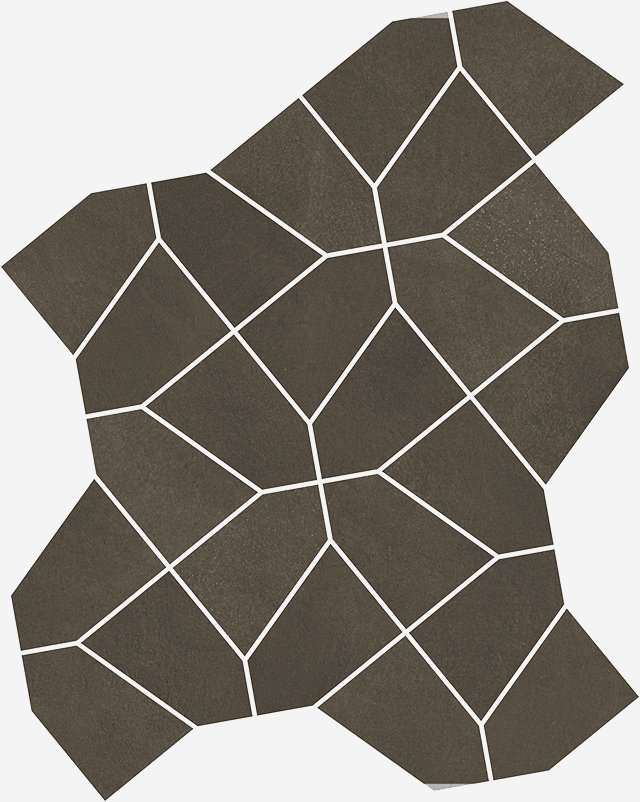 Мозаика Italon Terraviva Moka Mosaico 600110000938, цвет коричневый, поверхность матовая, прямоугольник, 273x360