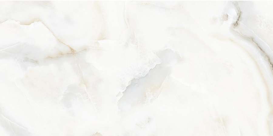Керамогранит ITC Cloudy Onyx White Sugar, цвет белый, поверхность сатинированная, прямоугольник, 600x1200