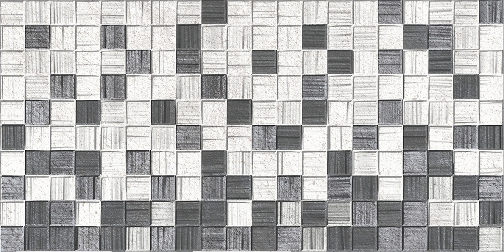 Мозаика Axima Мегаполис Серая, цвет серый, поверхность матовая, прямоугольник, 250x500