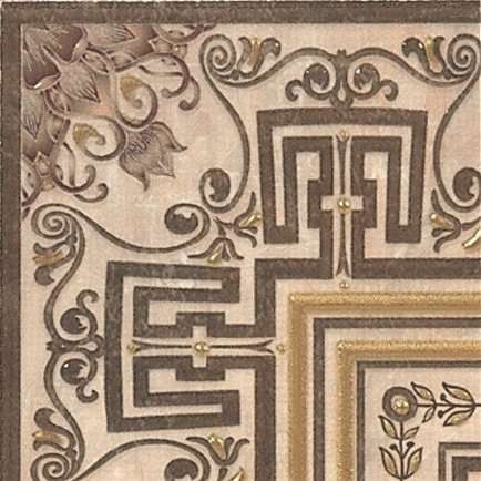Вставки STN Ceramica Taco G.Dabo Beige, цвет бежевый, поверхность глянцевая, квадрат, 140x140