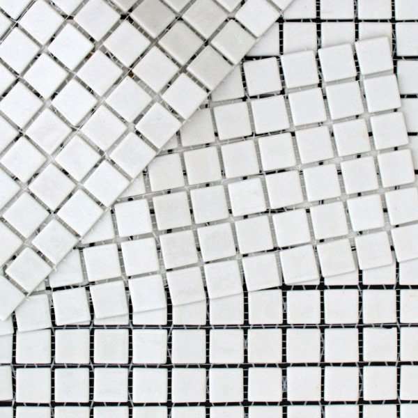 Мозаика Mosavit Monocolores Blanco MC-101, цвет белый, поверхность глянцевая, квадрат, 316x316