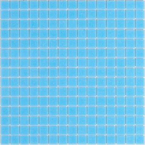 Мозаика Alma Mosaic Sandy SE19, цвет голубой, поверхность матовая, квадрат, 327x327