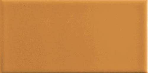 Керамическая плитка Ce.Si Metro Miele, цвет оранжевый, поверхность глянцевая, кабанчик, 75x150