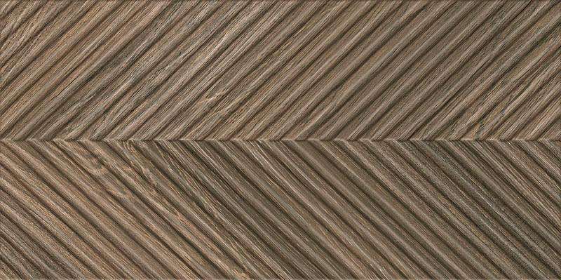 Керамическая плитка Paradyz Afternoon Brown B Struktura Rekt, цвет коричневый, поверхность матовая структурированная, прямоугольник, 298x598