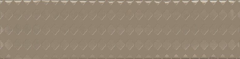 Декоративные элементы Decocer Florencia Decor Cappuccino, цвет коричневый, поверхность глянцевая, прямоугольник, 75x300