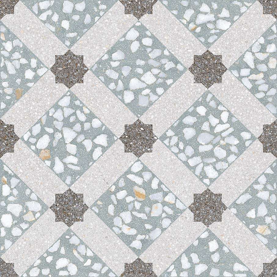 Декоративные элементы Vives Farnese Mancini Mar, цвет серый, поверхность матовая, квадрат, 300x300