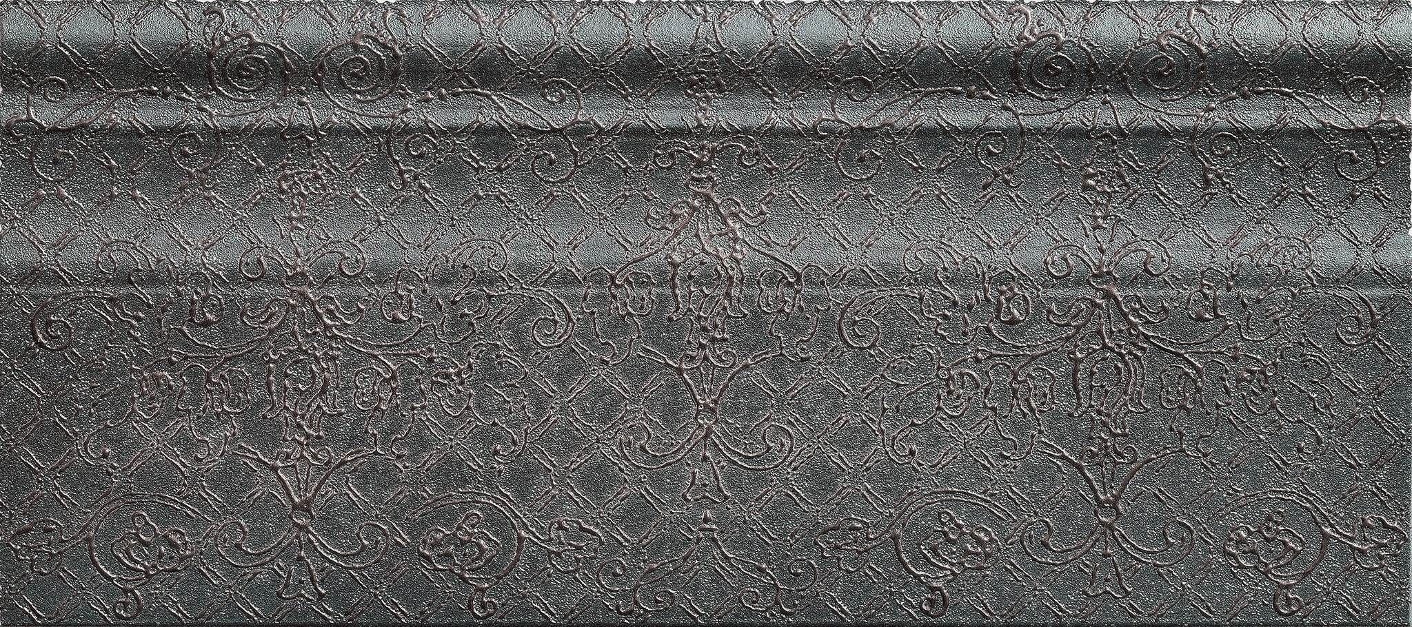 Бордюры Atlantic Tiles Lloyd Zocalo Taliesin Graphite, цвет серый, поверхность матовая, прямоугольник, 150x450