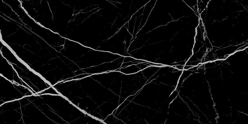 Керамогранит Italica Sensi Black High Glossy, цвет чёрный, поверхность полированная, прямоугольник, 600x1200