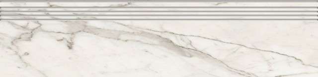 Ступени Kerranova Marble Trend K-1000/MR/st01, цвет белый, поверхность матовая, прямоугольник, 294x1200