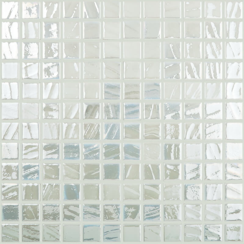 Мозаика Vidrepur Titanium № 710, цвет белый, поверхность глянцевая, квадрат, 317x317