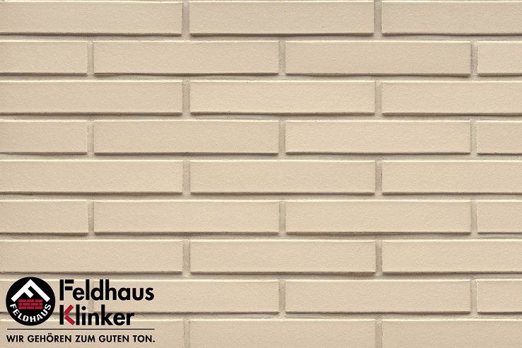 Клинкер Feldhaus Klinker Classic Perla Liso R100LDF14, цвет бежевый, поверхность матовая, под кирпич, 52x290