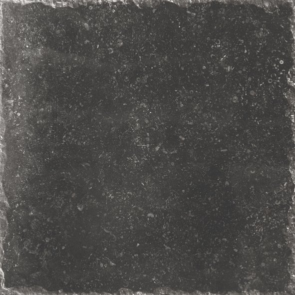 Толстый керамогранит 20мм Kronos Block Namur 20mm 9500, цвет чёрный, поверхность матовая, квадрат, 202x202