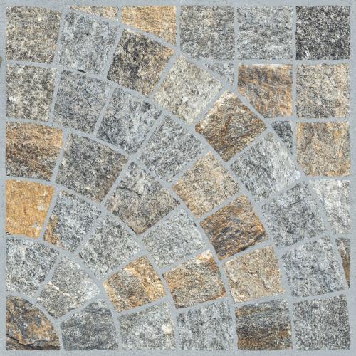 Керамогранит RHS Rondine Emilia Multicolor Arco J88232, цвет серый, поверхность структурированная, квадрат, 605x605