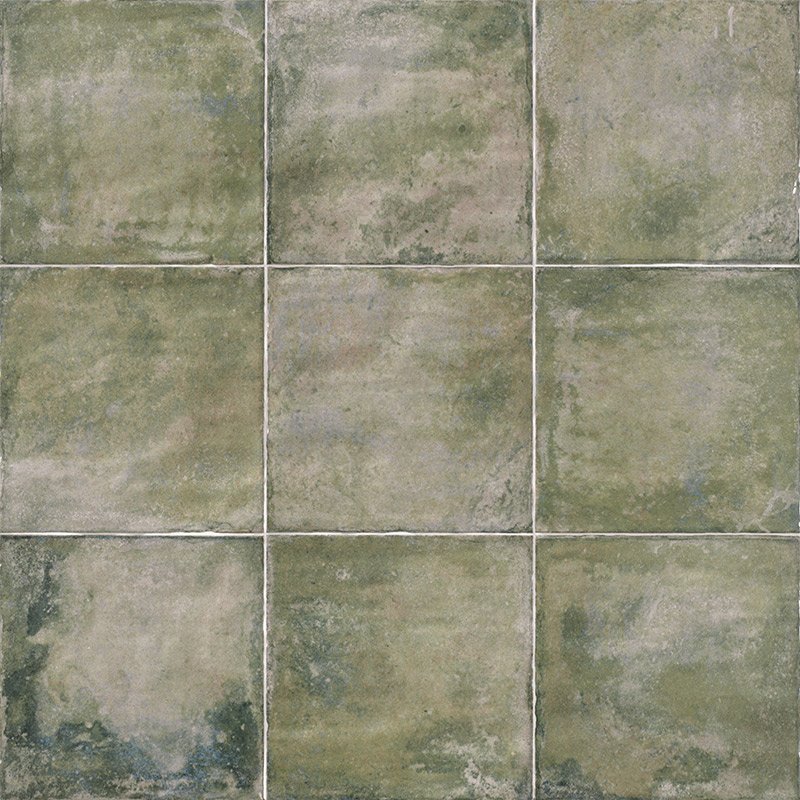 Керамическая плитка Mainzu Livorno Green, цвет зелёный, поверхность глянцевая, квадрат, 200x200