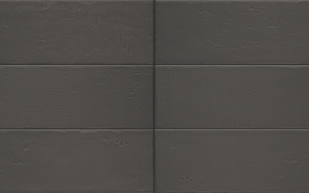 Керамическая плитка Iris Aura Slate Glossy 754949, цвет чёрный, поверхность глянцевая, прямоугольник, 100x300
