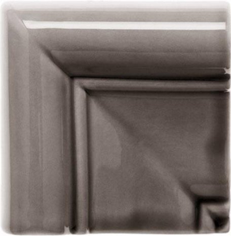 Вставки Adex ADST5168 Angulo Marco Cornisa Timberline, цвет серый, поверхность глянцевая, квадрат, 75x75