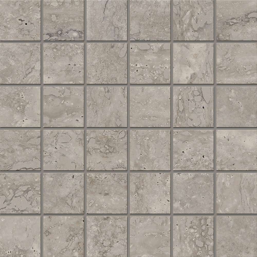 Мозаика Estima Stride RE04 Mosaic Grey 70635, цвет серый, поверхность матовая, квадрат, 300x300