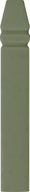 Спецэлементы Grazia Shades Of Art Ang. Zoccolo Jade ZOSA4, цвет зелёный, поверхность матовая, прямоугольник, 17x130