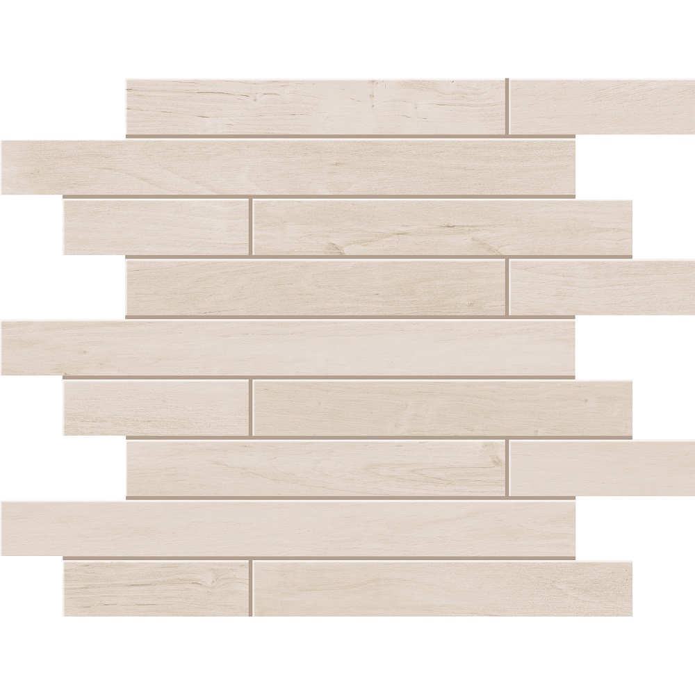 Мозаика Estima Soft Wood Nordic Muretto SF01 Неполированный 30x35 69404, цвет бежевый, поверхность матовая, прямоугольник, 300x350
