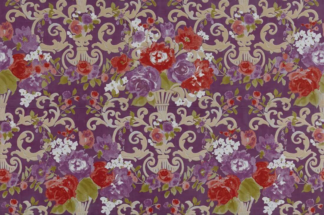 Панно Petracers Primavera Fioritura Su Viola, цвет фиолетовый, поверхность глянцевая, прямоугольник, 650x977