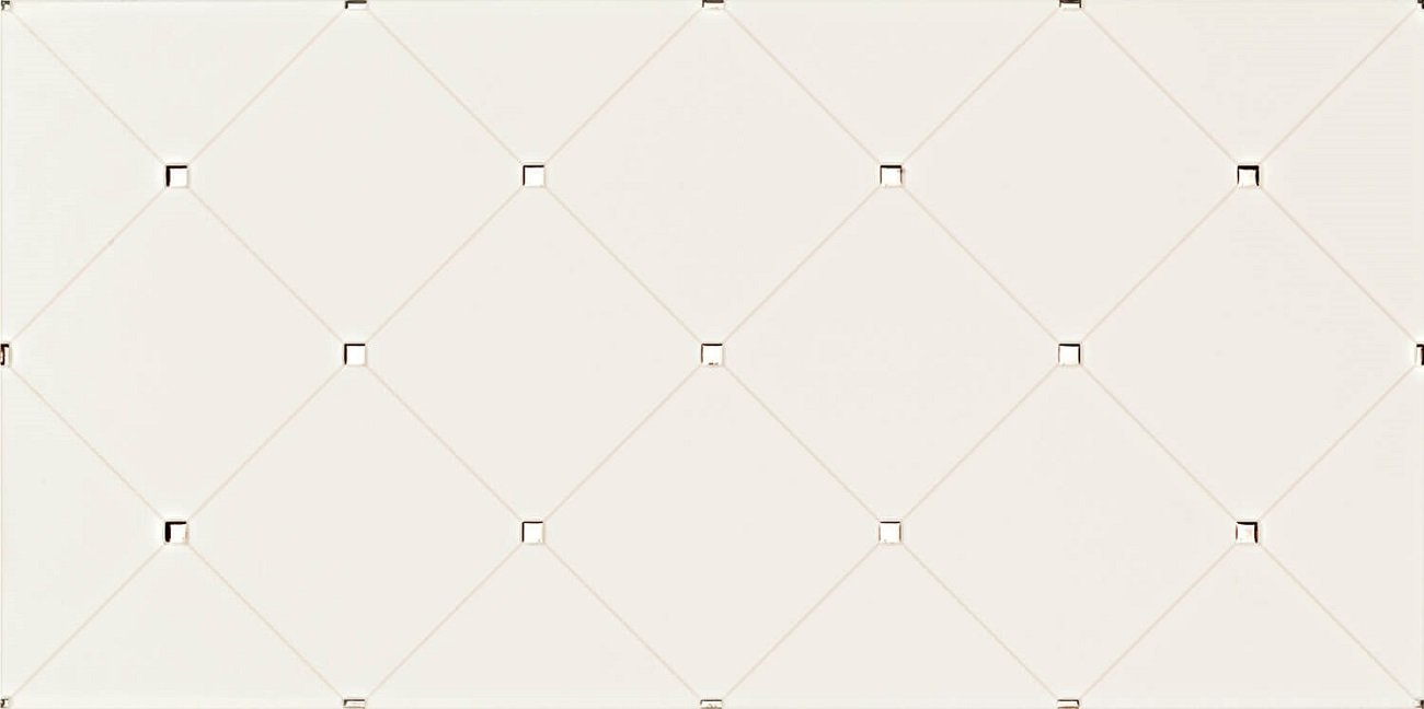 Декоративные элементы Tubadzin Blanca Geo, цвет белый, поверхность глянцевая, прямоугольник, 298x598