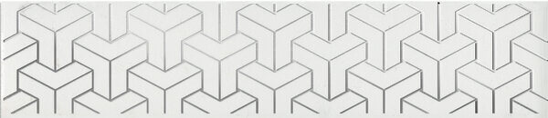 Бордюры Kerama Marazzi Ломбардиа Бордюр Белый AD\A569\6397, цвет белый, поверхность матовая, прямоугольник, 54x250