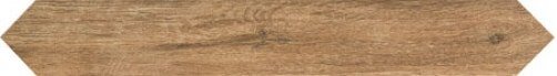 Бордюры Tubadzin L-Minimal Wood, цвет коричневый, поверхность матовая, прямоугольник, 54x448