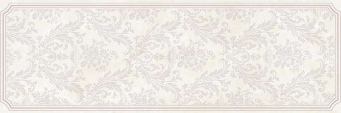Декоративные элементы Gracia Ceramica Saphie White Decor 01, цвет белый, поверхность матовая, прямоугольник, 300x900