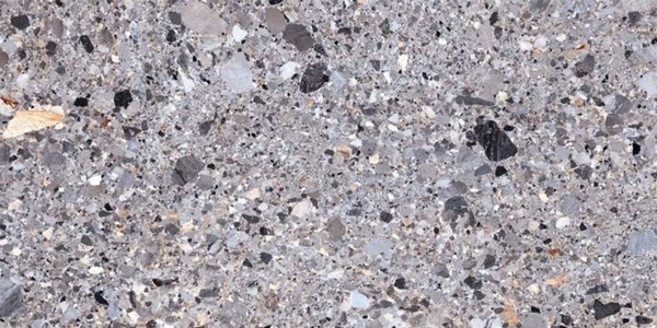 Керамогранит Seramiksan Terrazzo Semi Lappato, цвет серый, поверхность лаппатированная, прямоугольник, 600x1200