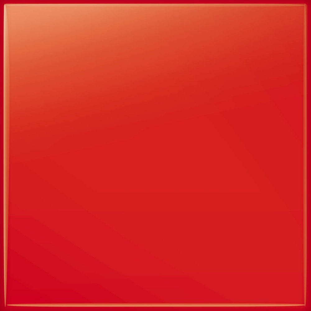Керамическая плитка Tubadzin Pastel Czerwony, цвет красный, поверхность глянцевая, квадрат, 200x200