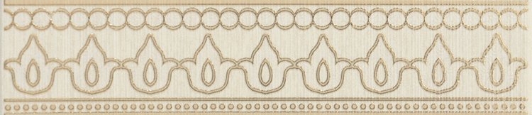 Бордюры Rodnoe Arabesque Siena Cenefa Beige, цвет бежевый, поверхность матовая, прямоугольник, 54x250