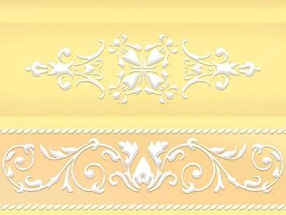 Бордюры Ceramique Imperiale Бордюр Ирисы Желтый 3-01-1-10-43-33-314-0, цвет жёлтый, поверхность глянцевая, прямоугольник, 150x200