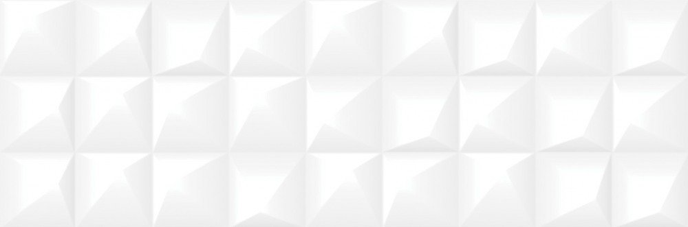 Керамическая плитка Cersanit Gradient Белый Рельеф GRS052, цвет белый, поверхность глянцевая, прямоугольник, 200x600