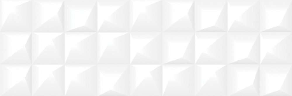 Керамическая плитка Cersanit Gradient Белый Рельеф GRS052, цвет белый, поверхность глянцевая, прямоугольник, 200x600
