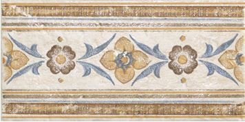 Бордюры Alta Listello Florentia, цвет бежевый, поверхность матовая, прямоугольник, 100x200